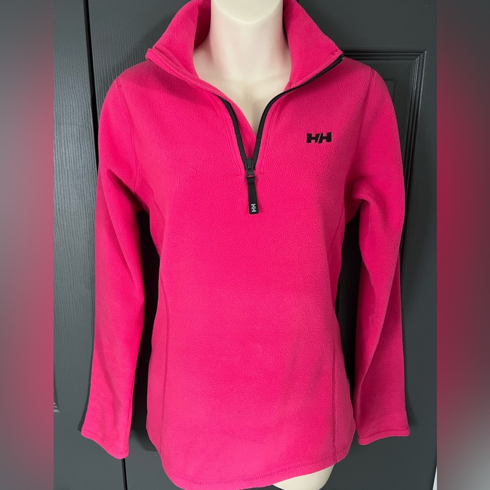 25- Helly Hansen pink pullover sweater